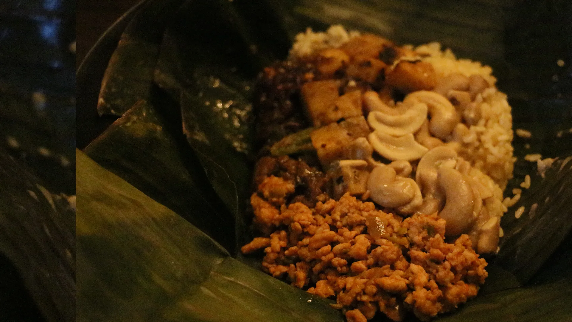 Sri Lankan food display